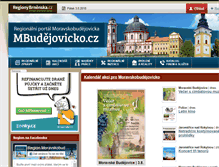 Tablet Screenshot of mbudejovicko.cz